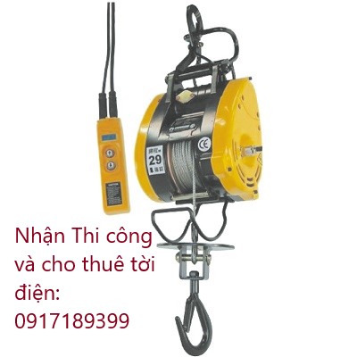 cho thuê tời điện tại Hà Đông, Dịch vụ tời điện